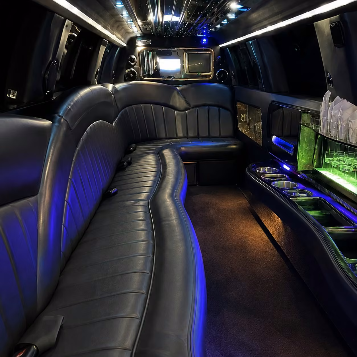 lincoln mkt limo inside